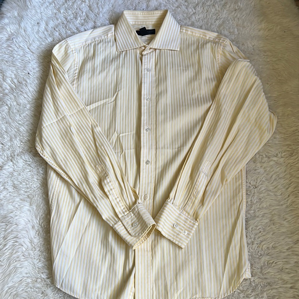 EUC - Express Design Studio Mens Button Down Stripe Shirt